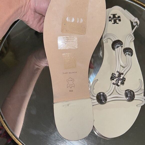 Tory Burch multi strap capri sandals sz 9 - Picture 3 of 3